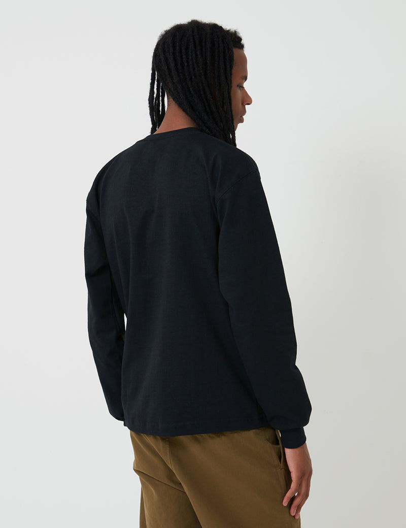 Camber Long Sleeve T-Shirt (8oz) - Black
