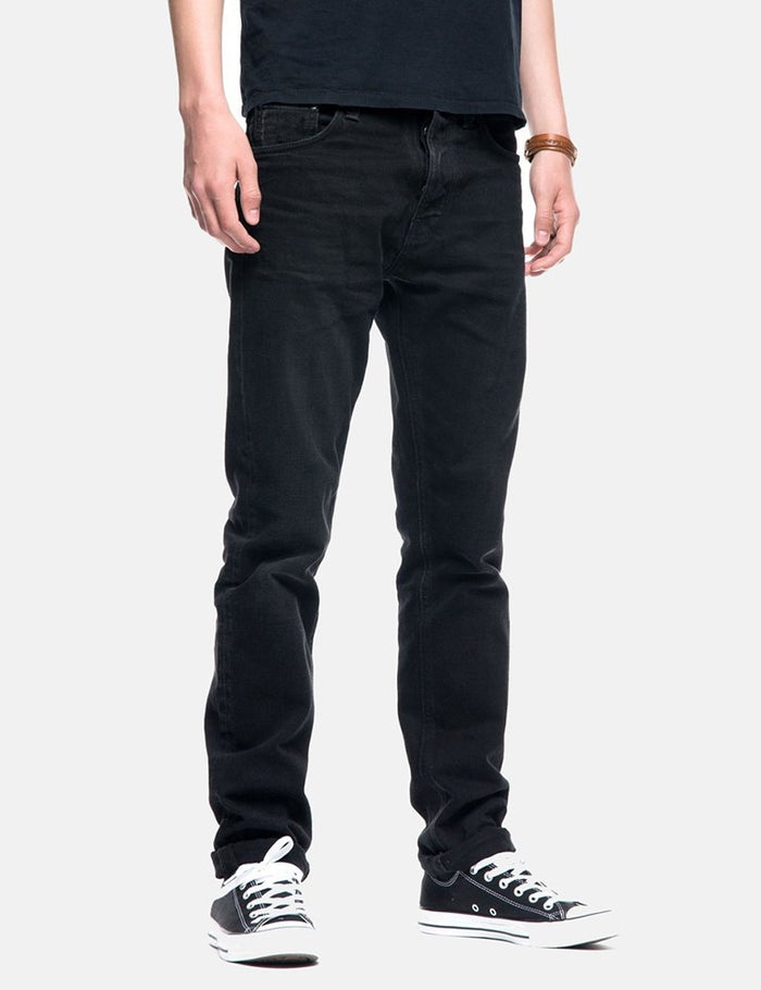 Nudie Fearless Freddie Jeans Loose Taper Black Keeper Urban Excess URBAN EXCESS