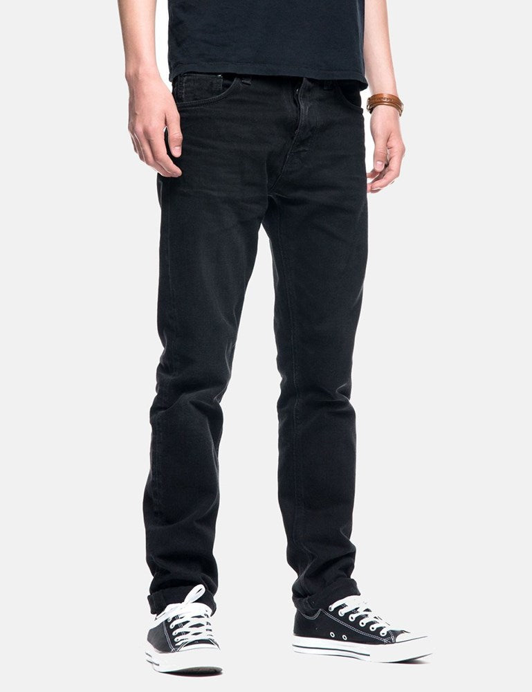 Nudie Fearless Freddie Jeans (Loose Taper) - Black Keeper