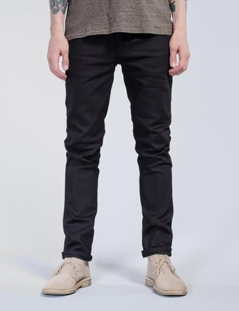 Nudie Grim Tim Jeans (Slim Straight) - Anneau noir