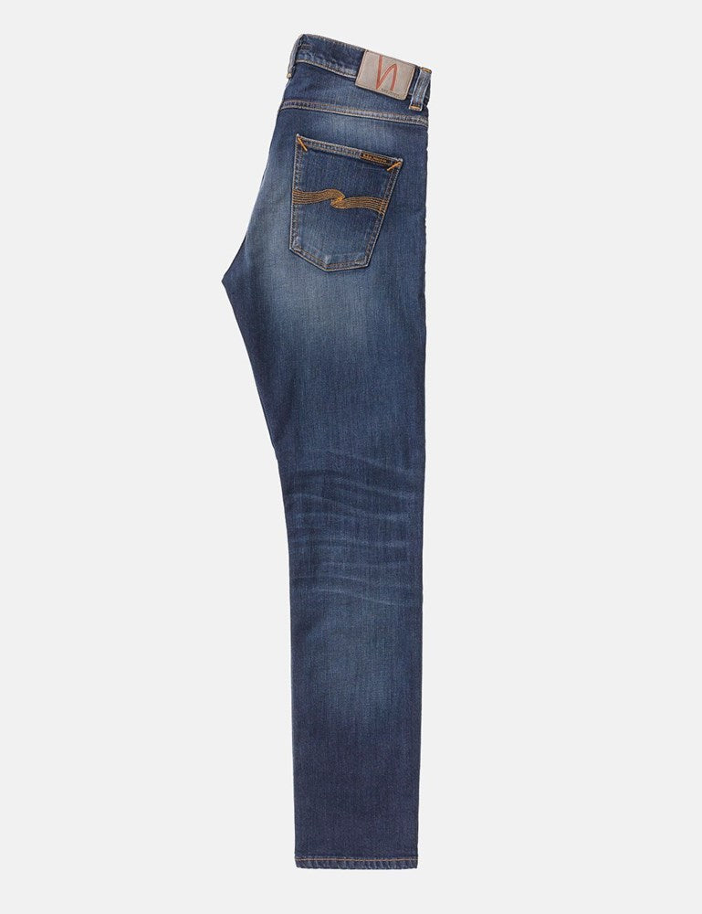 Nudie Lean Dean Jeans (Slim Tapered) - Blue Ridge
