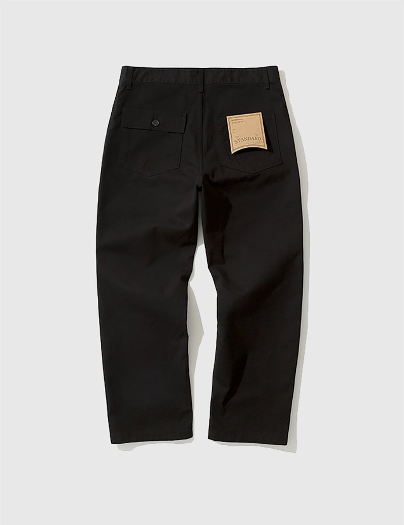 Uniform Bridge Cotton Fatigue Pants (Regular Fit) - Black