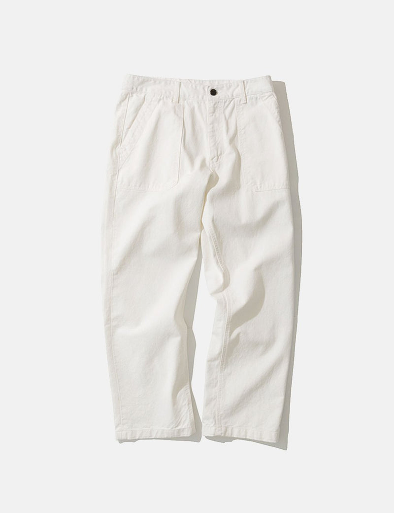 Uniform Bridge Cotton Fatigue Pants (Regular Fit) - Ecru
