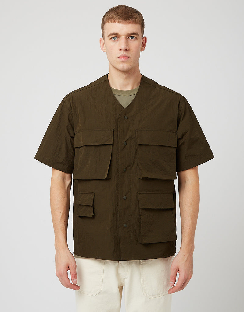 Uniform Bridge Cardigan Hemd - Khaki Grün