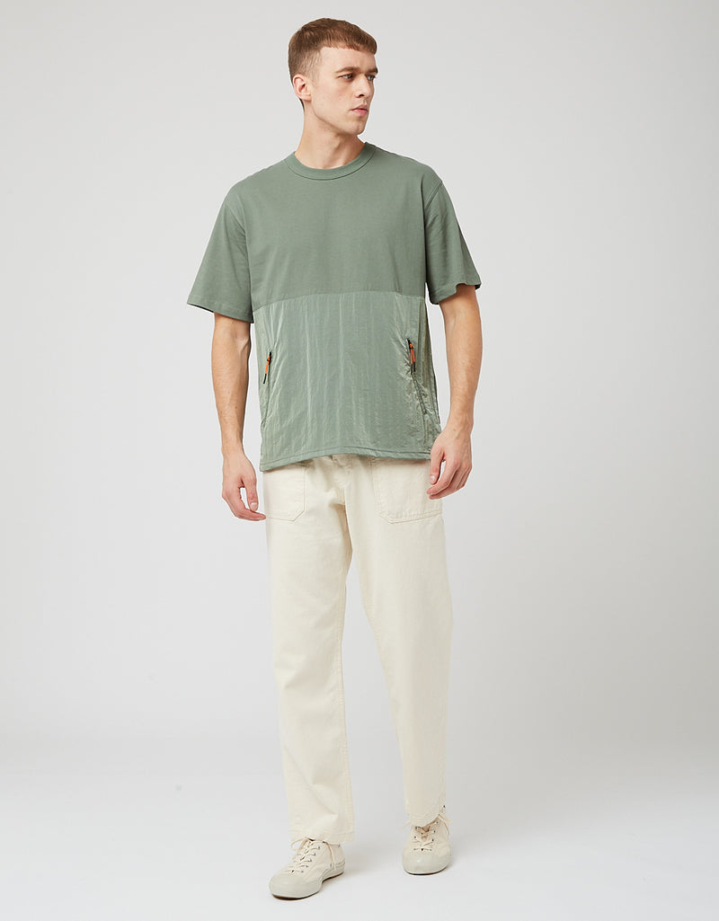 T-shirt Uniform Bridge avec poche zippée - Vert VE