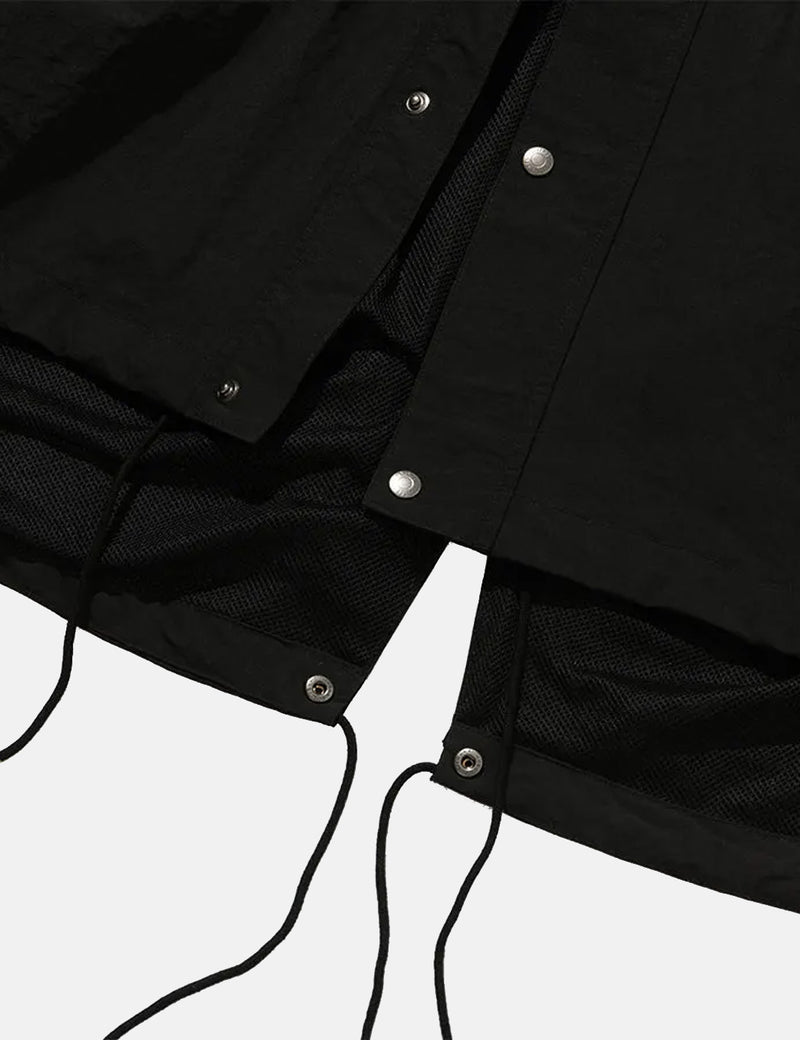Uniform Bridge Nylon Military Fishtail Parka - Black