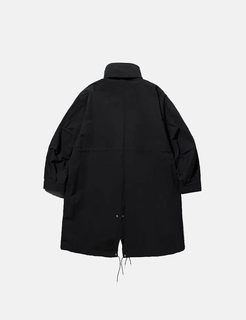 Uniform Bridge Nylon Military Fishtail Parka - Black