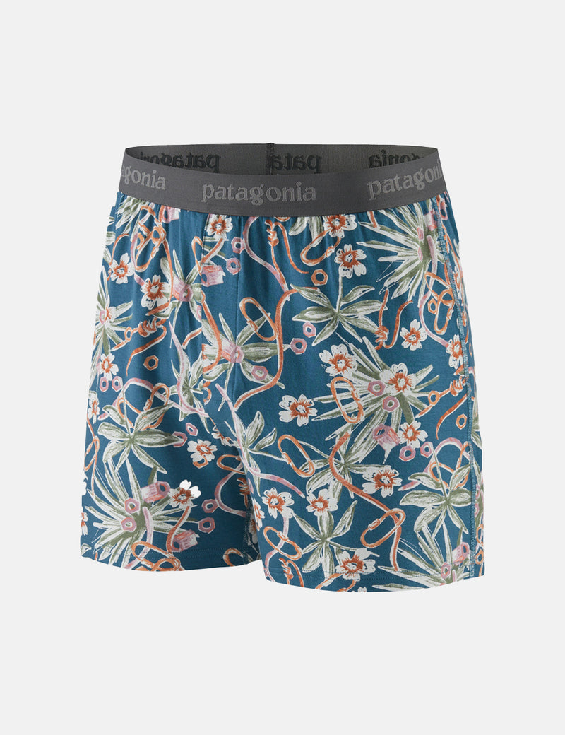 Patagonia Essential Boxer - Dirt Bags Multi/Bleu Abalone