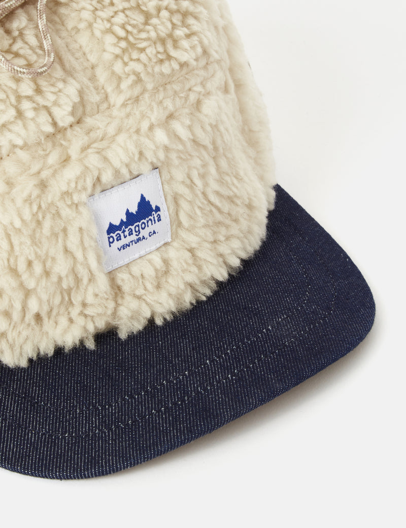 Patagoniaレンジイヤーフラップキャップ-ダークナチュラル