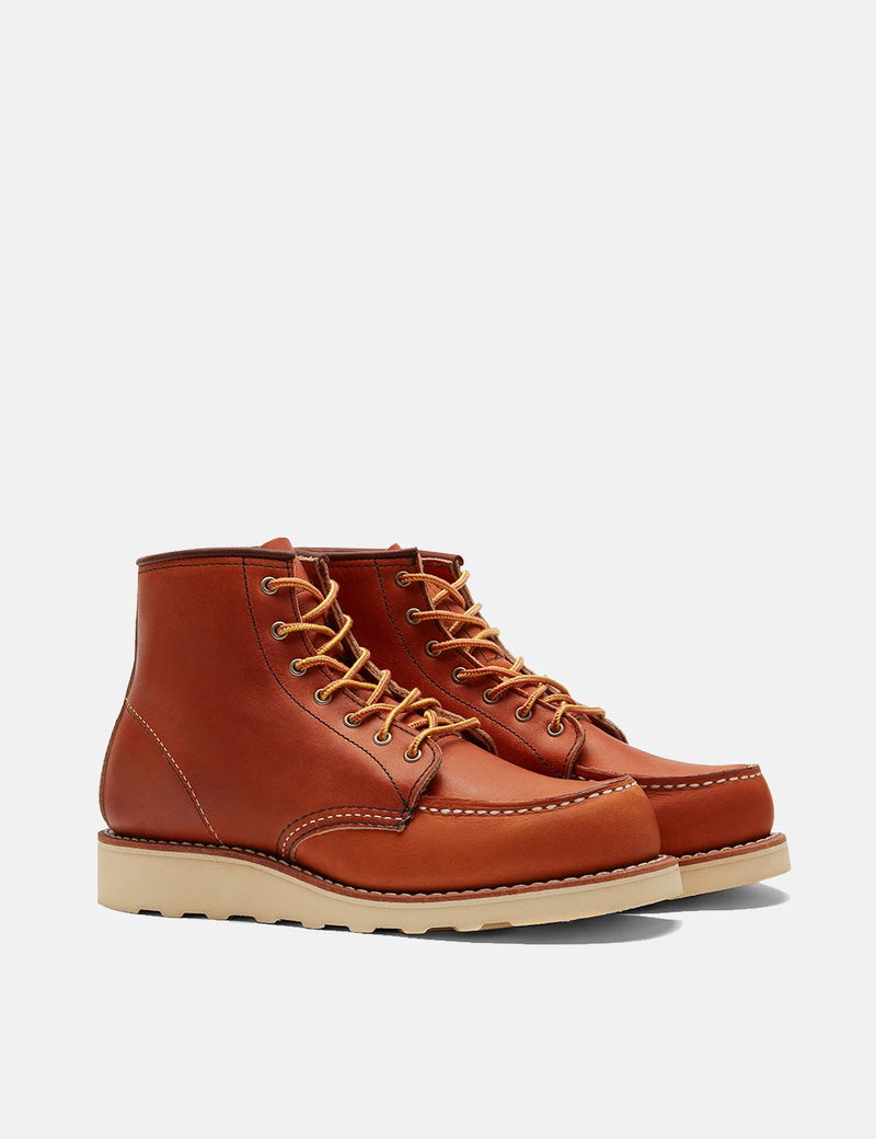 Women's Red Wing Work 6" Moc Toe Boots (3375) - Tan Oro Legacy