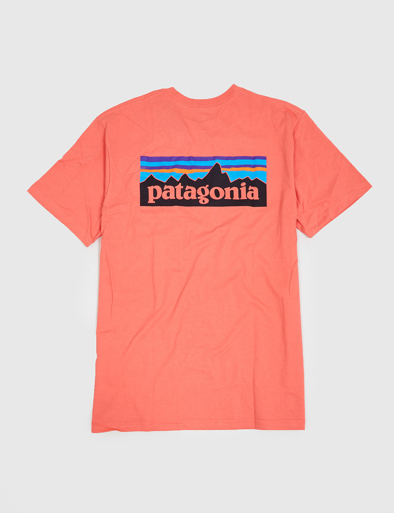 Patagonia P-6 Logo T-Shirt - Spiced Coral