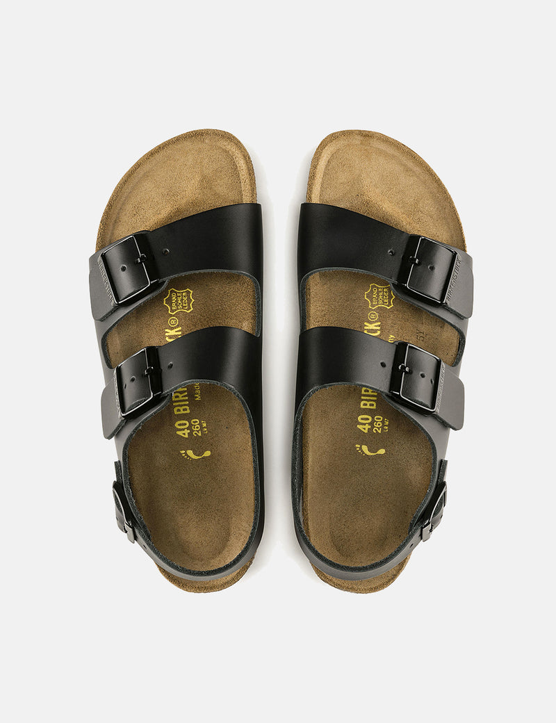 Birkenstock Milano Sandals (Regular) - Black