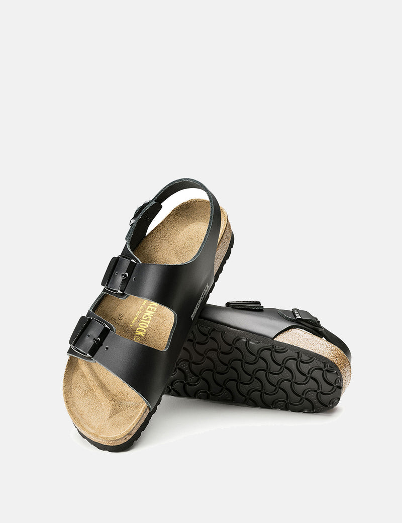 Birkenstock Milano Sandals (Regular) - Black