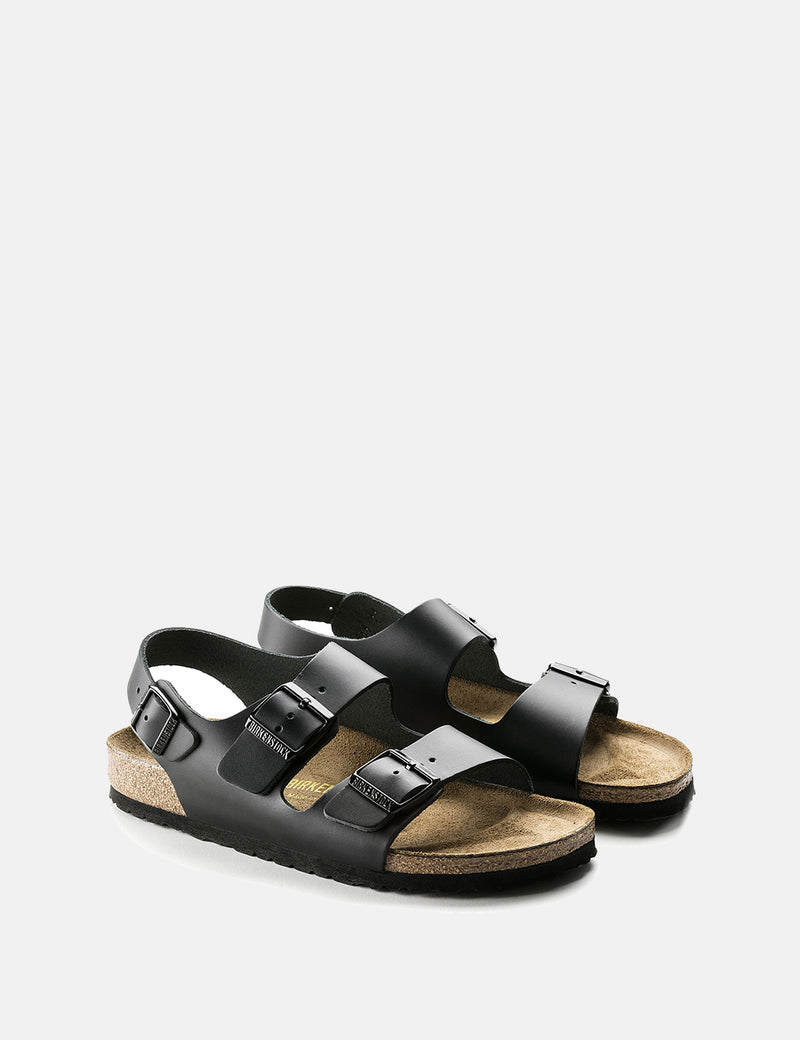 Birkenstock Milano Sandals (Regular) - Black