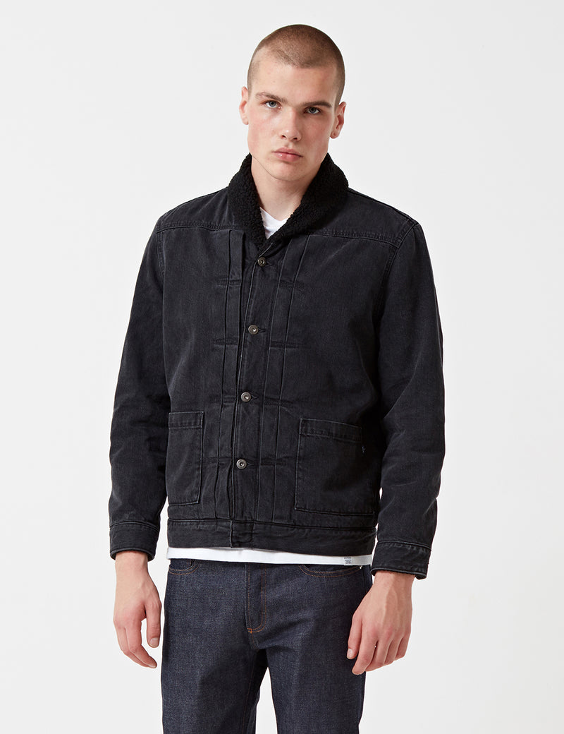 Levis Made & Crafted - Trucker à col châle - Noir