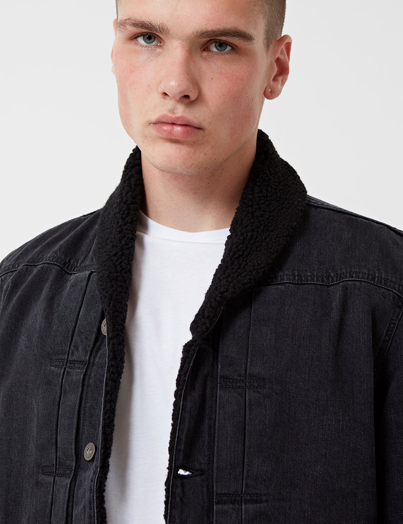 Levis Made & Crafted - Trucker à col châle - Noir