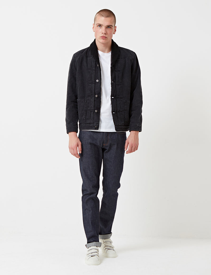 Levis Made & Crafted - Trucker à col châle - Noir