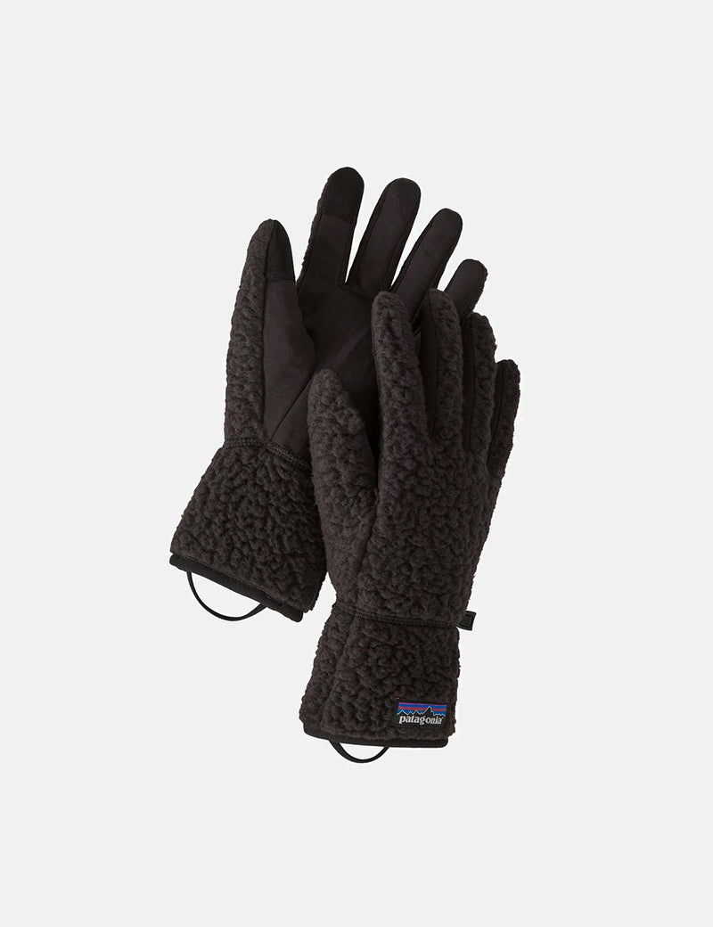 Patagonia Retro Pile Gloves - Black