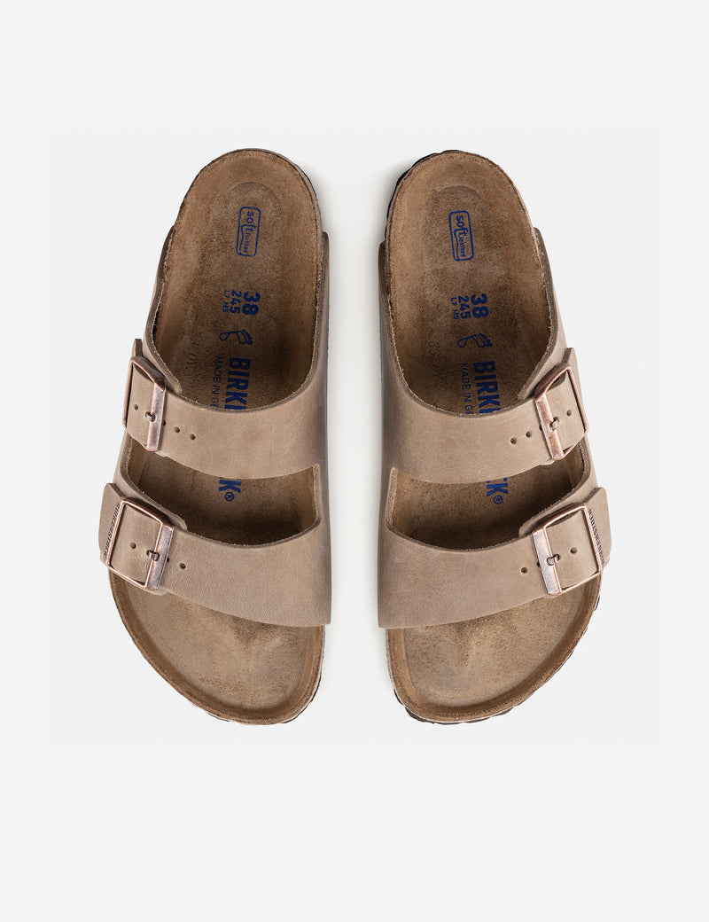 Birkenstock Arizona Sandal (Oiled Leather) - Tobacco Brown