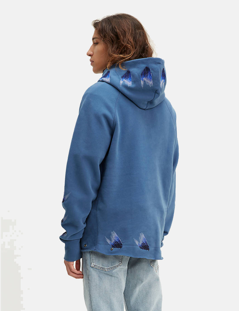 Levis Made & Crafted Unhemmed Hoodie - Moonlight Blue