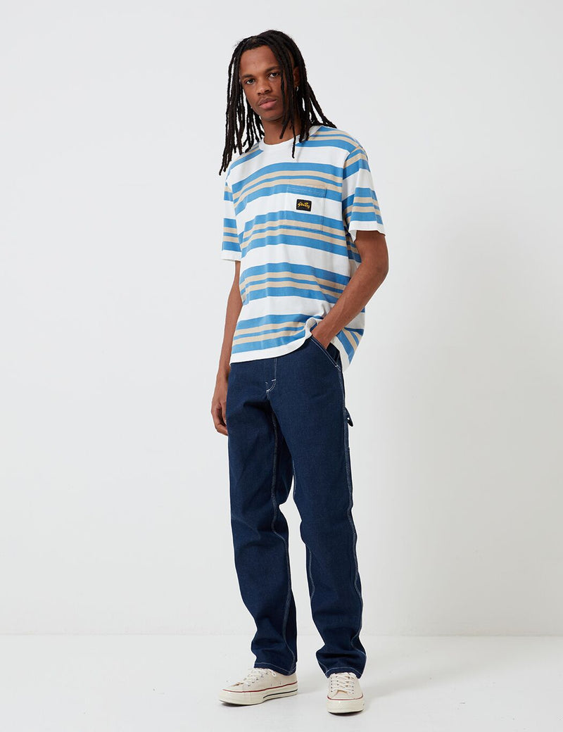 Pantalon Stan Ray 80's Painter (droit) - Denim délavé