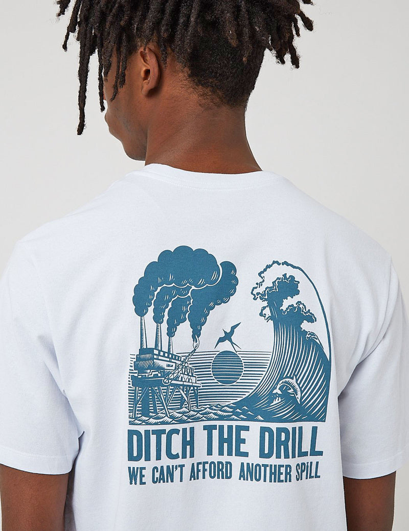Patagonia Ditch Das Drill Responsibili-T-Shirt - Weiß