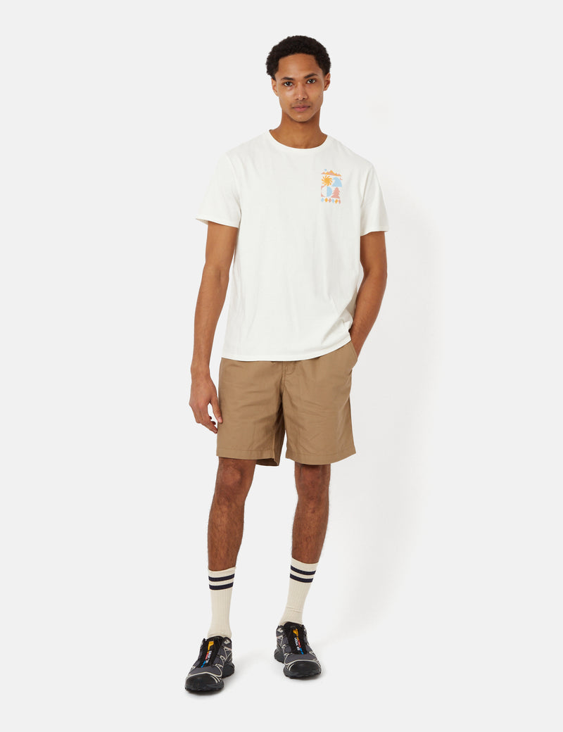 T-Shirt Bio Patagonia Spirited Seasons - Birch White