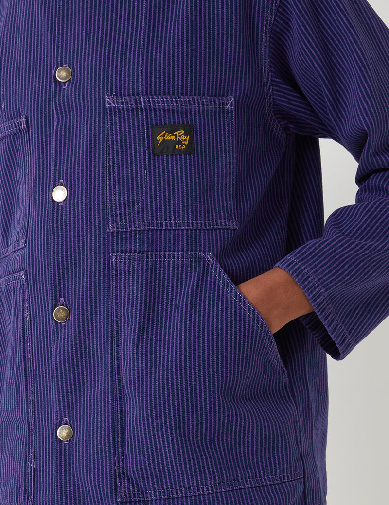 Stan Ray Shop Jacket - Decade Purple Hickory