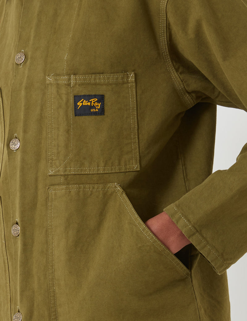 Stan Ray Shop Jacket - Military Green