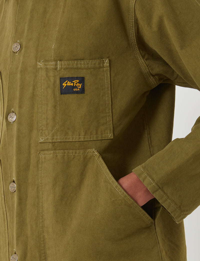 Stan Ray Shop-Jacke - Militärgrün