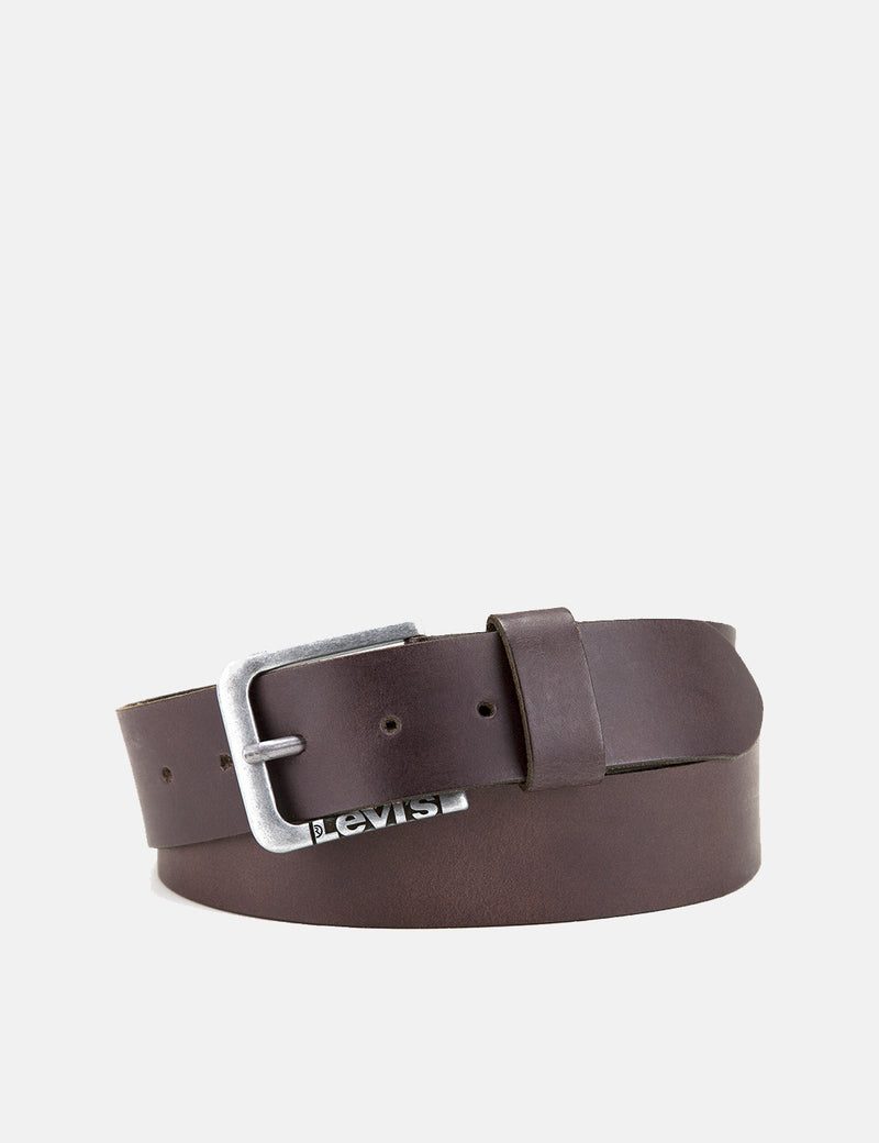 Levis Lockwood Leather Belt - Brown