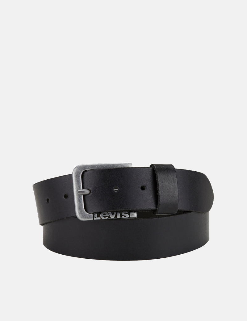 Levis Lockwood Leather Belt - Black