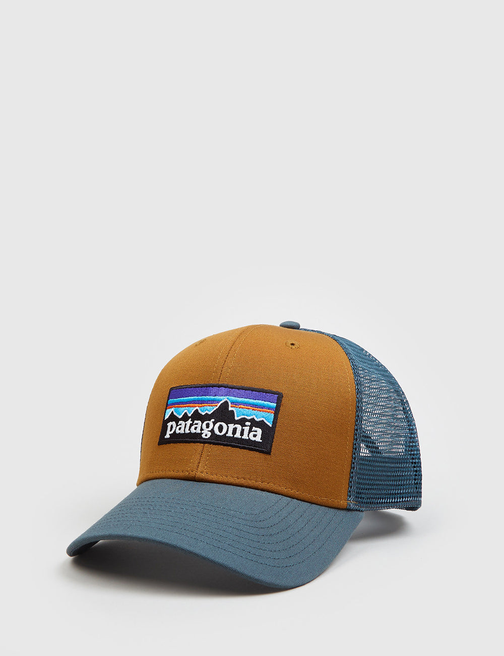 Patagonia P 6 Logo Trucker Hat Bear Brown URBAN EXCESS
