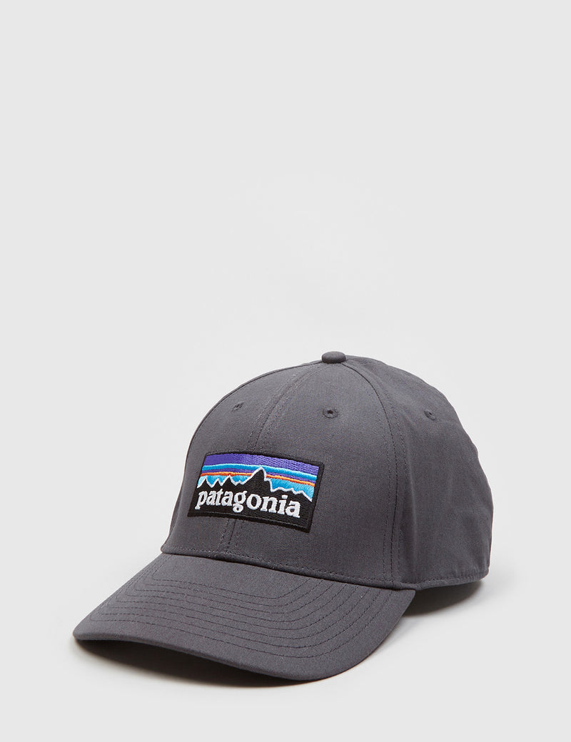 Patagonia P-6 Logo Stretch Fit Hat - Grey