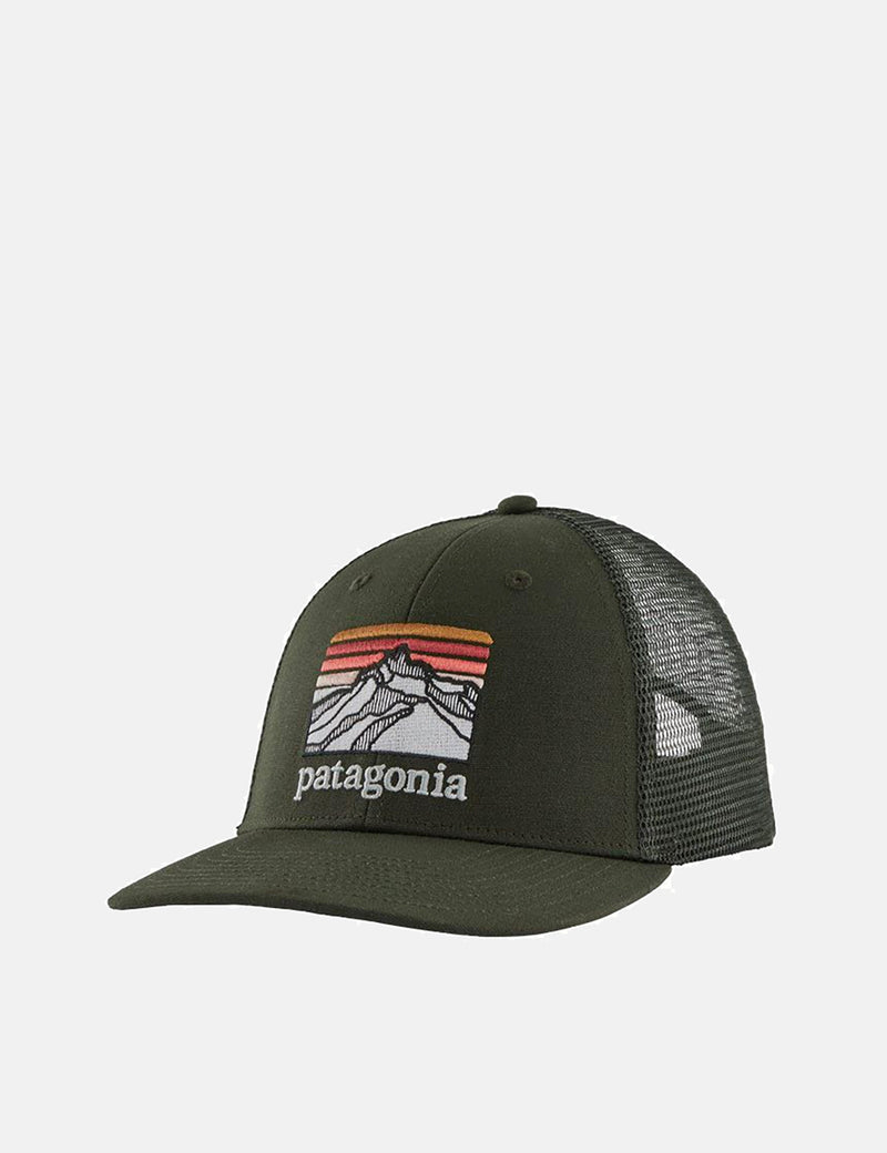 PatagoniaラインリッジLoProトラッカーキャップ-ケルプフォレストグリーン