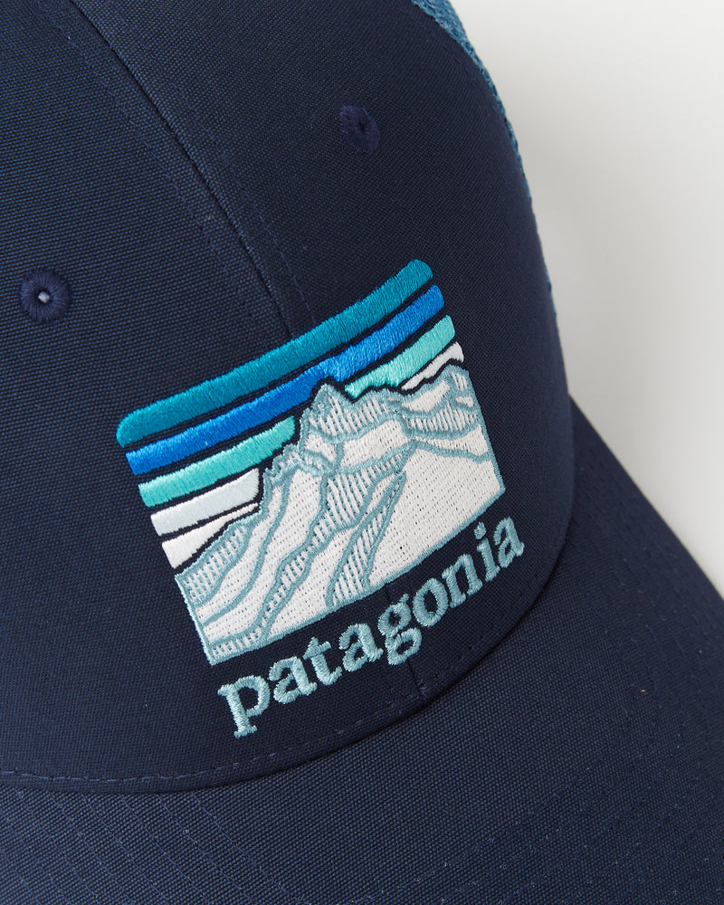 Patagonia Line Ridge LoPro Trucker Cap - New Navy Blue