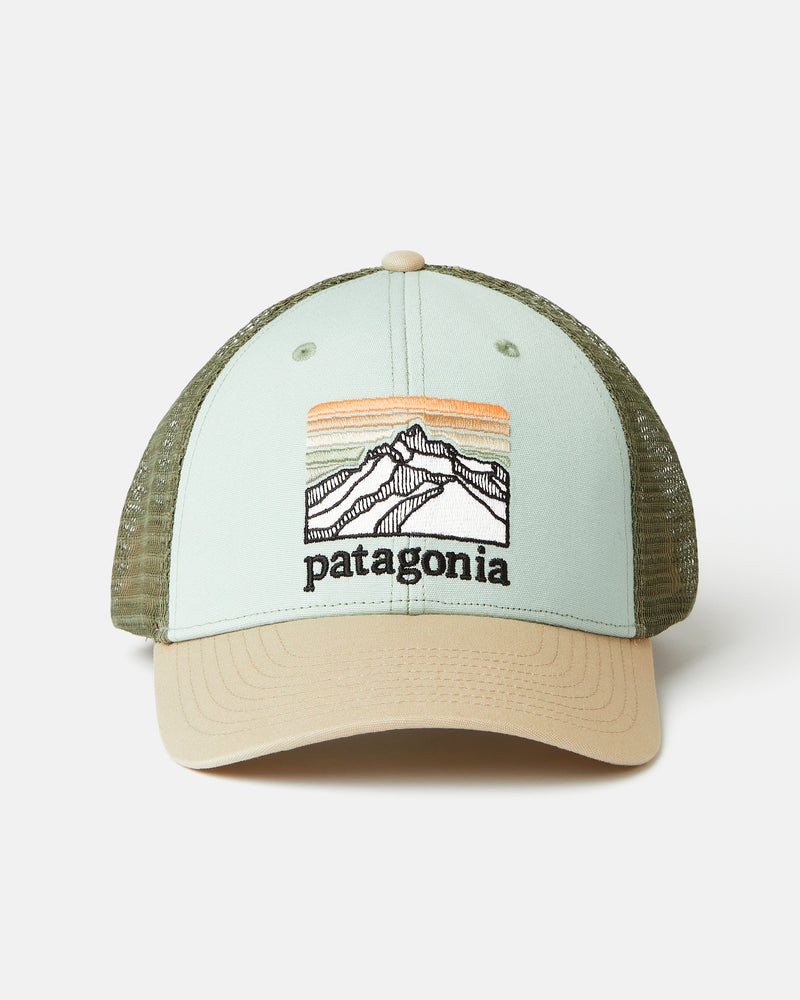 Patagonia Line Logo Ridge LoPro Trucker Cap - Teegrün
