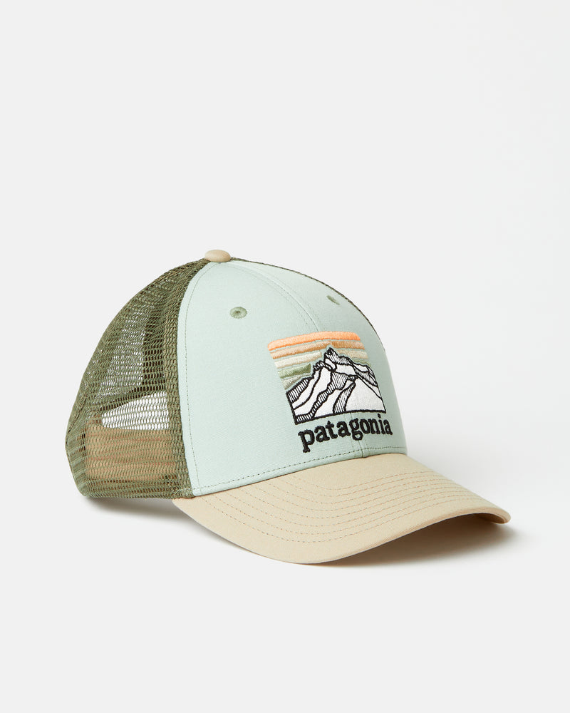 Casquette Trucker Line Logo Ridge LoPro vert thé Patagonia
