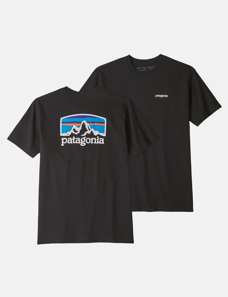 Patagonia Fitz Roy Horizons Responsibili-­Tee T­-Shirt - Black