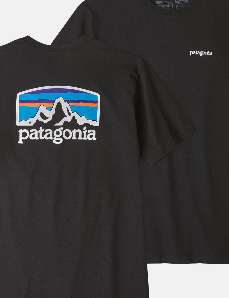Patagonia Fitz Roy Horizons Responsibili-T T-Shirt - Schwarz
