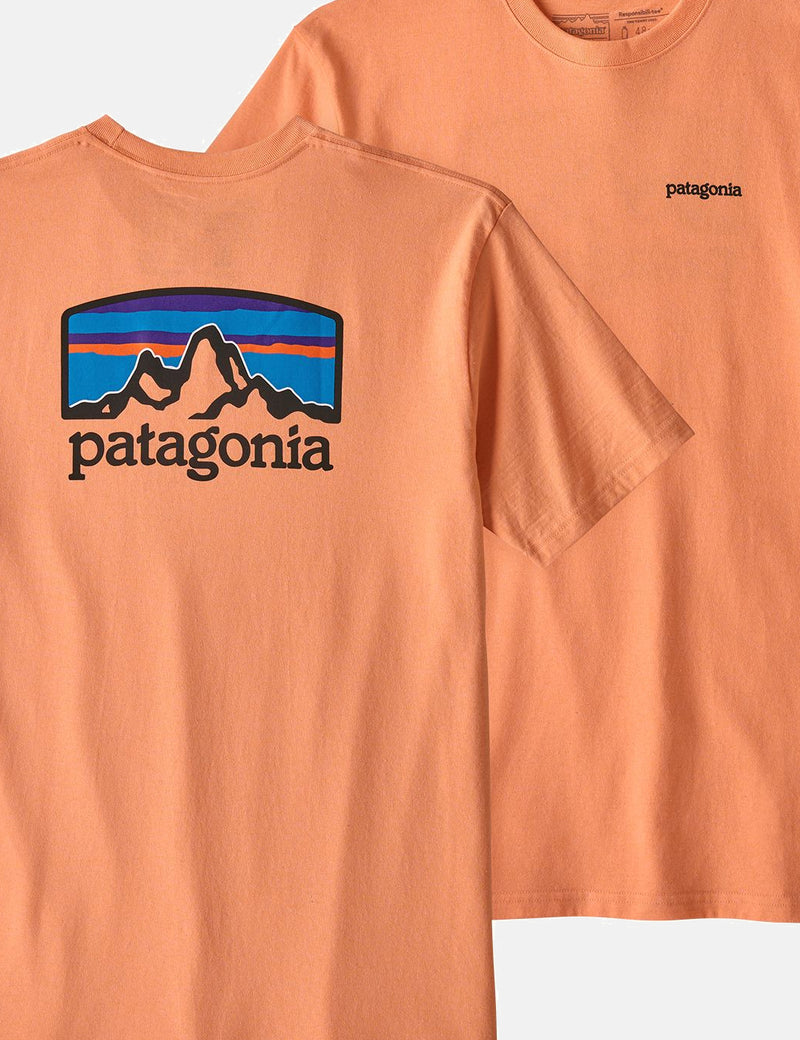 Patagonia Fitz Roy Horizons Responsibili-­Tee T­-Shirt - Peach Sherbet Orange