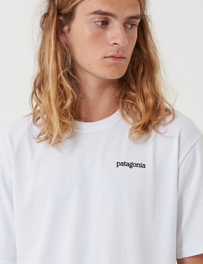 Patagonia Fitz Roy Horizons Responsibili-T-Shirt - Weiß