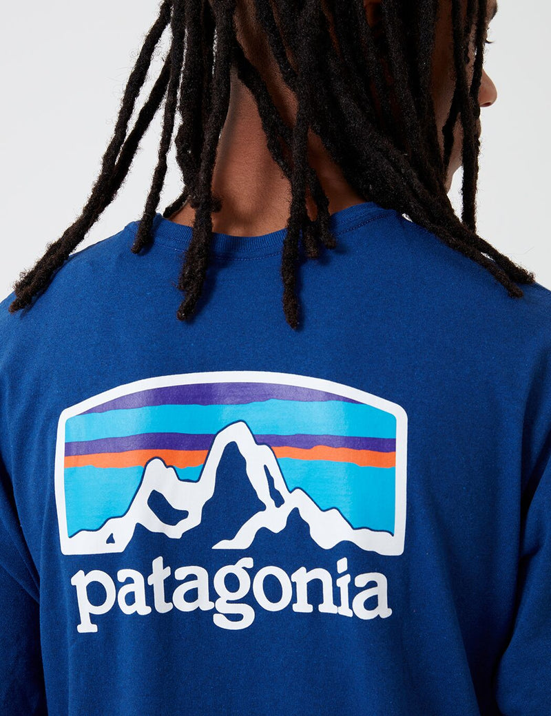 T-Shirt à Manche Courte Patagonia Fitz Roy Horizons Responsibili-Tee - Superior Blue