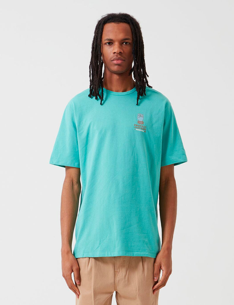 Patagonia Keep The Stoke Stoked Responsibili-Tee T-Shirt - Light Beryl Green