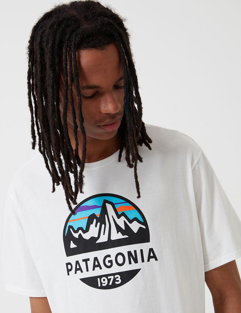 Patagonia Fitz Roy Scope Organic T-­Shirt - White