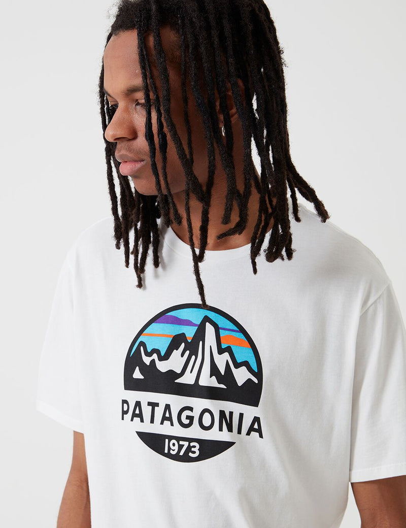 Patagonia Fitz Roy Scope Organic T-­Shirt - White