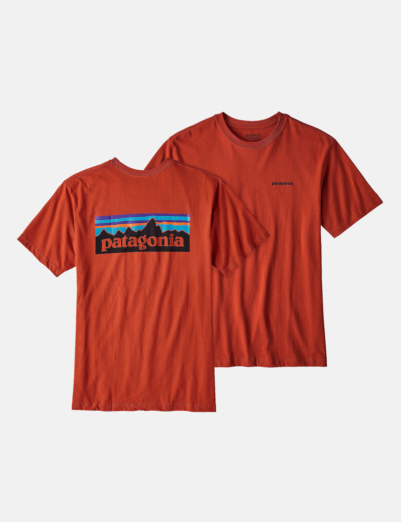 Patagonia P-6 Logo T-Shirt - Roots Red