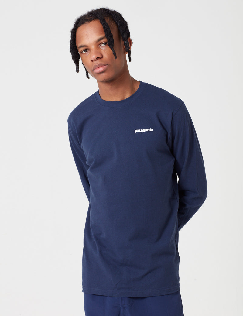 Patagonia navy sales long sleeve