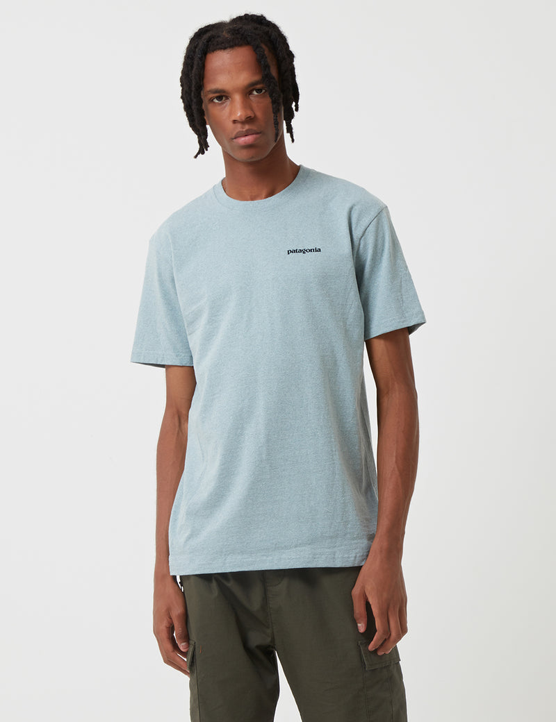 Patagonia P-6 Logo Responsibili-Tee T-Shirt - Cadet Blue