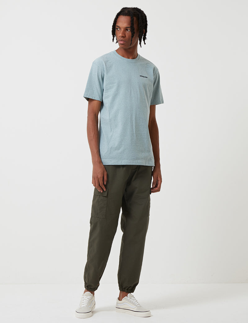 Patagonia P-6 Logo Responsibili-Tee T-Shirt - Cadet Blue